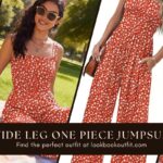 Woman wearing the Ekouaer Sleeveless Floral Jumpsuit with stylish summer fashion and comfortable sleeveless design.