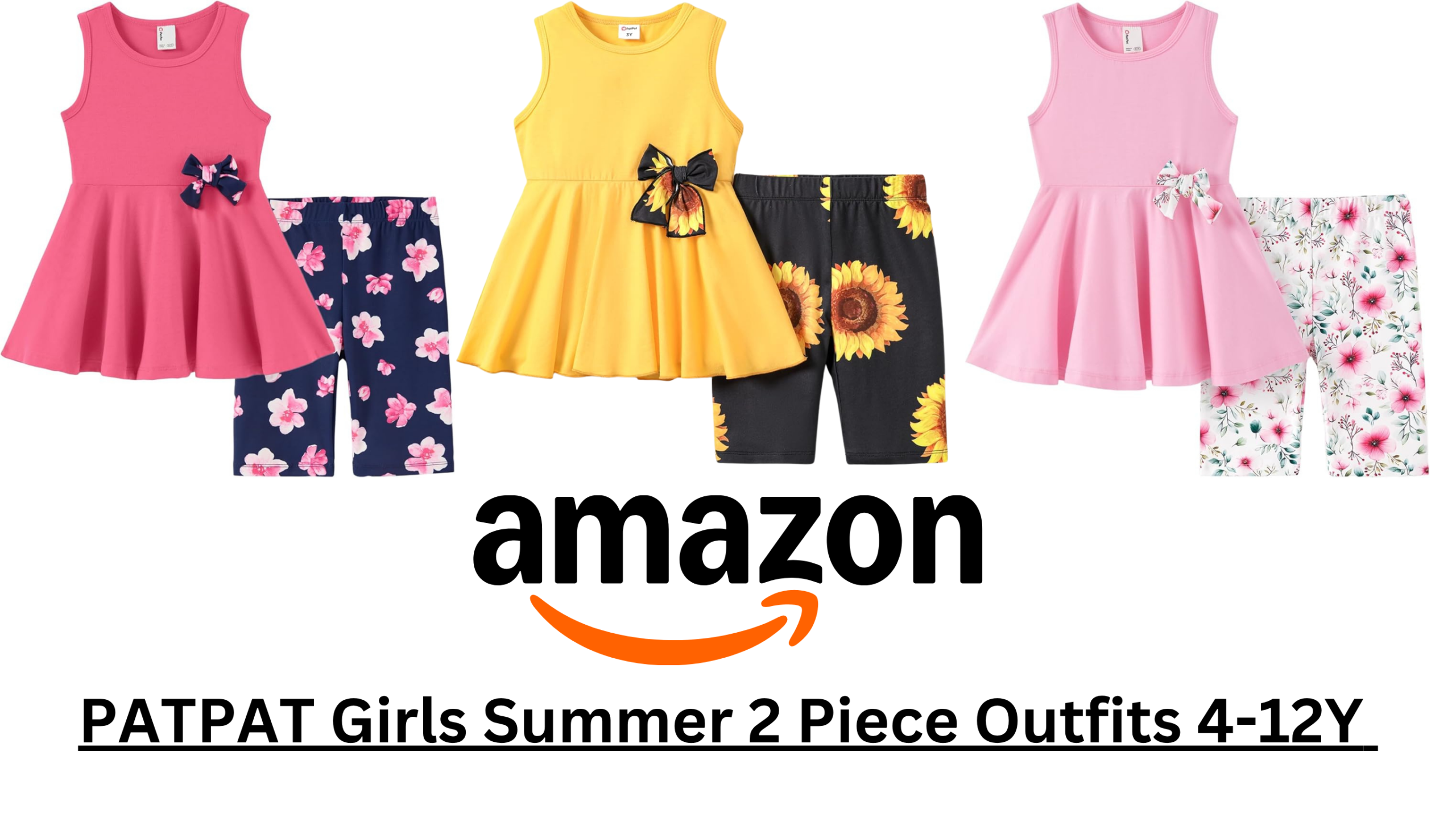 PATPAT Girls Ruffled Bowknot Sleeveless Dress featuring elegant ruffles and lightweight summer design