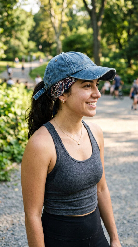 Bandana Under a Cap