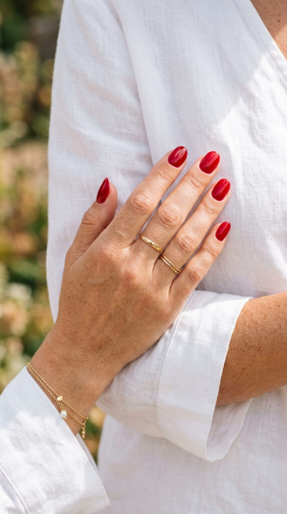 Cherry Red Summer Nails