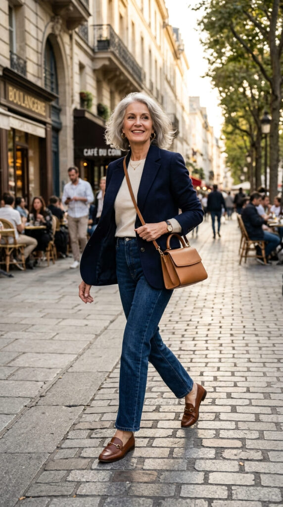 Dark Wash Straight Leg Jeans