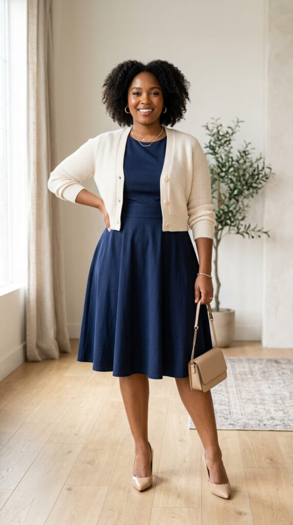 Fit and Flare Dress for Hourglass Figure