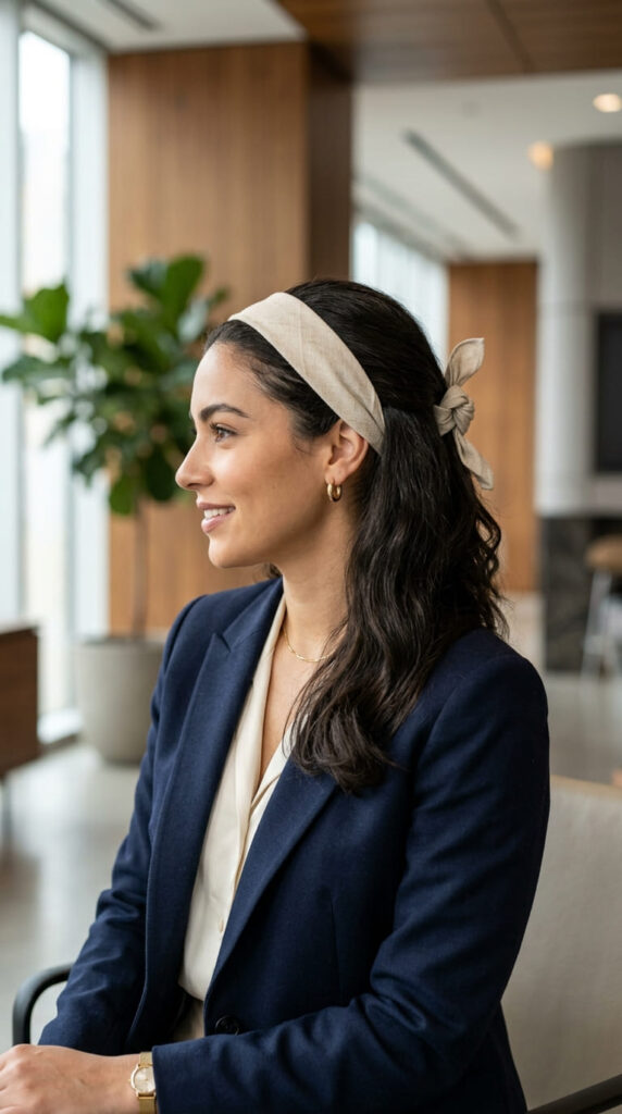 Half Up Bandana Style