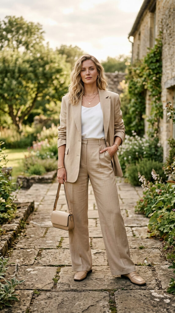 Monochrome Tailored Suit