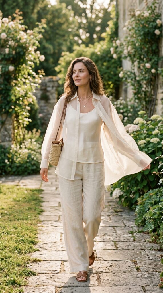 Sheer Layering Done Right Without Trying Too Hard