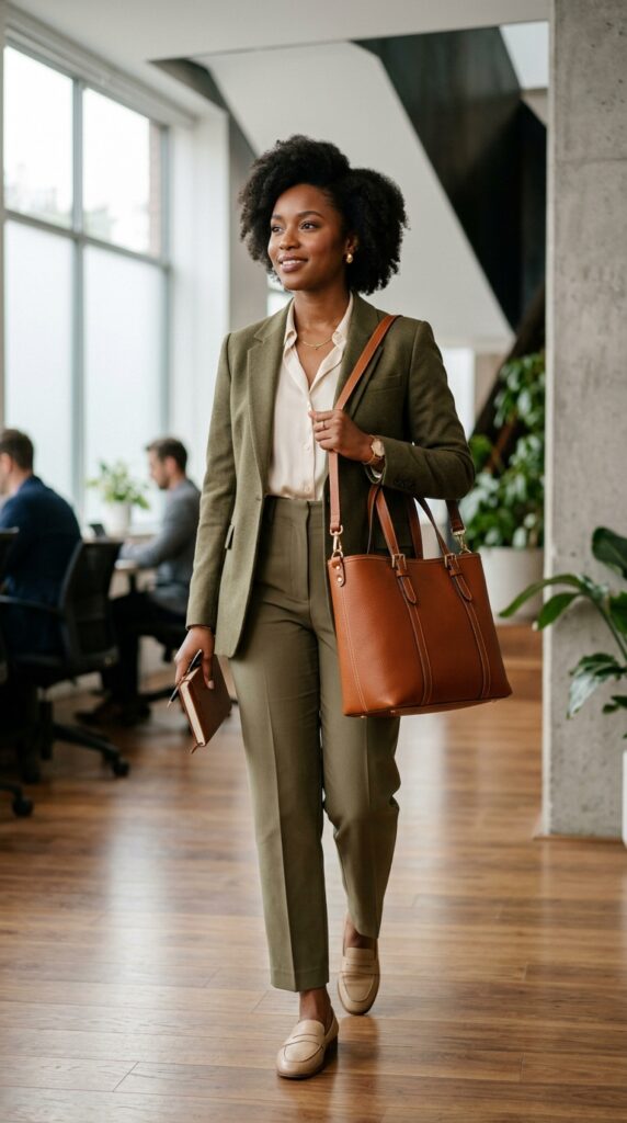 Structured Leather Tote