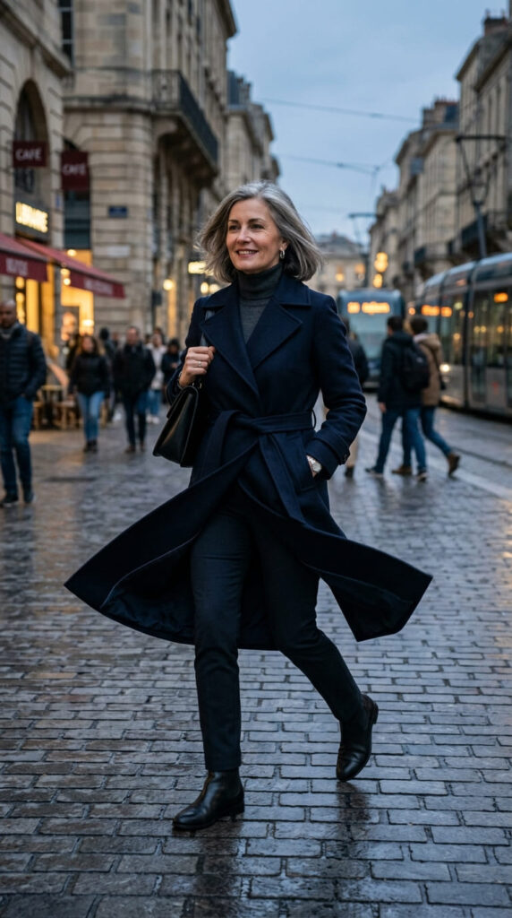 Swap Bulky Outerwear for Tailored Layers