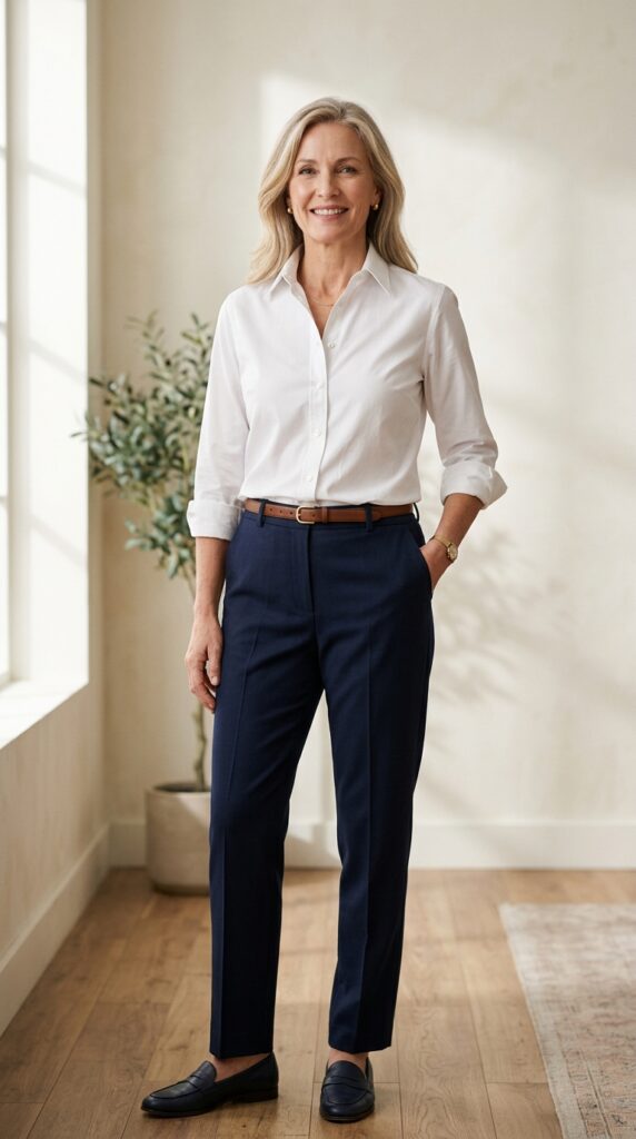 The Classic White Button Down Elevated Not Boxy