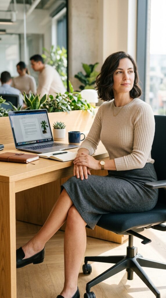 The Pencil Skirt Without the Old Fashioned Stiffness