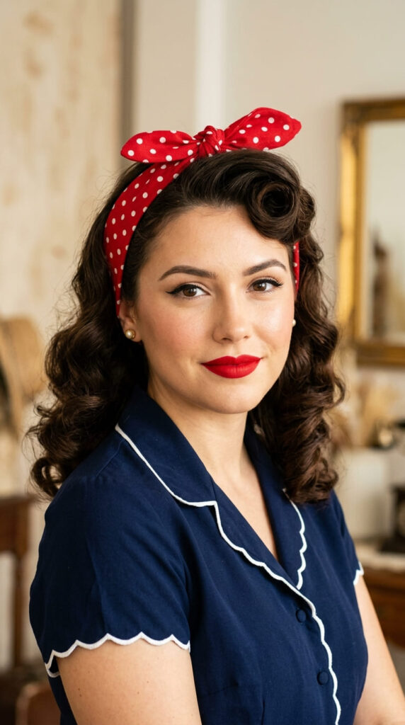 Vintage Pin Up Headband