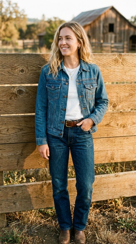 Western Denim Jacket With Real Staying Power