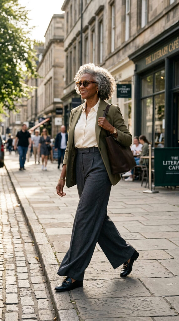 Wide Leg Trousers That Skim, Not Cling